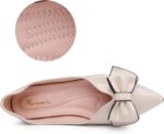 Flats Footwear Girls Snug Leather-based Pointed Toe Flats Gown Footwear Bo... - Image 4