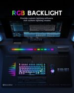 GravaStar Mercury K1 Lite 75% Gaming Keyboard, 2.4GHz/BT/Wired Tri-Mod... - Image 5