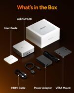 GEEKOM A8 Mini PC with AMD Ryzen 7 8745HS (Beats 6800H), 32GB DDR5 RAM... - Image 5