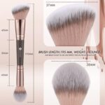 KINGMAS Basis Make-up Brush, Double-ended Angled/Spherical High Contour... - Image 6