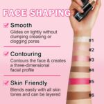 DAMUSI 6PCS Highlighter and Contour Sticks,Shades with Highlighter Sti... - Image 4