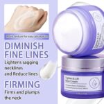 Neck Firming Cream and Neck Masks Set,Non-greasy Tighten Raise Firming F... - Image 4