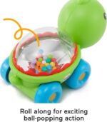 Fisher-Worth Child Crawling Toy Poppity Pop Turtle Push-Alongside Automobile w... - Image 4
