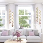 Qunclay Teardrop Mirror Wall Artwork Ornamental Mirror Wall Decor Lengthy Nar... - Image 4