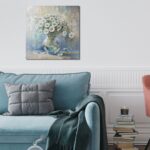 Ardemy Flower Canvas Wall Artwork Daisy Floral White Yellow Portray Moder... - Image 4