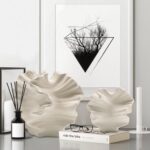 Ceramic Vase - Set of two for House Decor,White Flower Form Pampas Vases... - Image 7