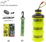 Protein Powder Stackable Container,with Carabiner&Carrying Lanyard,Twi... - Image 3