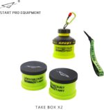 Protein Powder Stackable Container,with Carabiner&Carrying Lanyard,Twi... - Image 5