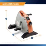 Marcy Underneath Desk Mini Pedal Leg and Arm Train Cycle with Adjustable... - Image 3