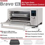 Nuwave Bravo Air Fryer Toaster Sensible Oven, 12-in-1 Countertop Convecti... - Image 3