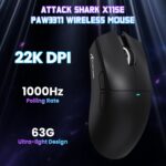 ATTACK SHARK X11SE Light-weight Wi-fi Gaming Mouse, 59g Tri-Mode BT/... - Image 3