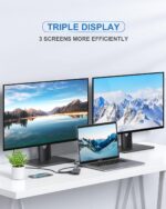 MacBook Professional Docking Station Twin Monitor MacBook Professional HDMI Adapter,9 in... - Image 4