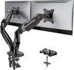 HUANUO Twin Monitor Stand - Full Adjustable Monitor Desk Mount Swivel ... - Image 2