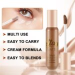 2pcs Cream Contour Highlighter Sticks，Matte Face Shaping & Contouring ... - Image 4