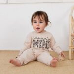 Kupretty Child Woman Fall Winter Garments Toddler Outfit Letters Graphic ... - Image 4