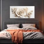 Canvas Artwork Wall Decor Print Work White Flower Wall Artwork Prints Pic... - Image 7