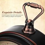 Classic Desk Alarm Clock - 8# Vintage Silent Desk Clock Ornamental Qu... - Image 5