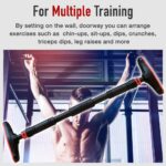 Pull Up Bar for Doorway, Power Coaching with out Screws, Adjustable ... - Image 4