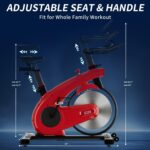 Train Bike,Stationary Bikes for House - Adjustable Exercise Bike, Professional... - Image 6