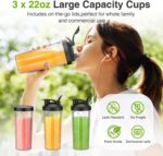 KOIOS Blender for Smoothies,Private Blender for Shakes and Smoothies ... - Image 5