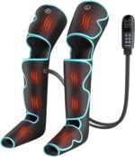Leg Massager with Warmth and Air Compression, Foot Calf & Thigh Therapeutic massage ... - Image 2