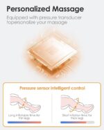 Leg Massager with Warmth and Air Compression, Foot Calf & Thigh Therapeutic massage ... - Image 4