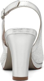 DREAM PAIRS Ladies’s Attractive Excessive Chunky Heels Peep Toe Platform Block Sli... - Image 5