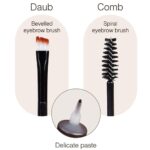 Tinted Thickening Eyebrow Mascara with Two Eyebrow Brushes,Forehead Quick S... - Image 4