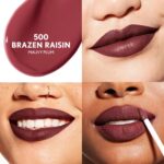 COVERGIRL Outlast Endlessly Velvet Pigment, 500 Brazen Raisin, Matte Lip... - Image 4