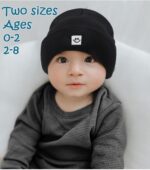 Toddler Child Beanie Hat 6 Packs, Double Layer Knit Toddler Winter Hat W... - Image 6