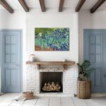 YRYWAWA Van Gogh Irises Canvas Wall Artwork Irises Flower Backyard Canvas Ar... - Image 4