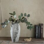 Rustic Massive Ceramic Vase, Classic Ground Tall Flower Vase Distressed F... - Image 3