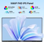 InnoView 23.8" Giant Moveable Monitor, FHD 144HZ 100% SRGB IPS USB-C H... - Image 3