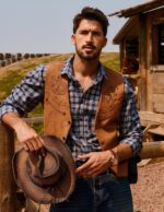 PJ PAUL JONES Males's Slim Match Lengthy Sleeve Plaid Shirt Cotton Enterprise C... - Image 3