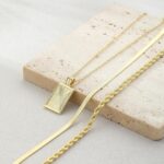 Layered Gold Silver Necklaces for Ladies, Stackable Stack 14K Actual Gold... - Image 5