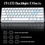 DIERYA 60% Mechanical Keyboard, DK61se Wired Gaming Keyboard with Purple ... - Image 6