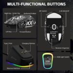 ATTACK SHARK G3PRO Wi-fi Gaming Mouse with RGB Charging Dock,2.4G/U... - Image 8