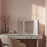 Howard Elliott Tripoli Trifold Self-importance Mirror 3 Means TableTop Bedrooms, ... - Image 6