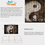 iHAPPYWALL Classic Yin Yang Wall Artwork Brown Image Rustic Wooden Portray... - Image 5