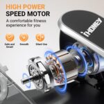 Below Desk Elliptical, Machine Electrical Seated Pedal Exerciser, Quiet ... - Image 5