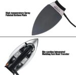 Heavyweight Dry Iron, No Steame No Holes, 9 Ft Twine, Non-Stick Solepla... - Image 3
