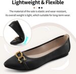 Ballet Flats Footwear for Ladies: Comfy Work Gown Flats - Girls We... - Image 4