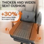 Dowinx Gaming Chair Breathable PU Leather-based Gamer Chair with Footrest Ma... - Image 5