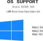 Radeon RX560 4G Graphics Card, with 4 HDMI 4 Monitor Graphics Card,Com... - Image 6