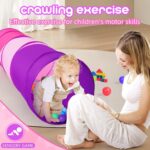 Children Play Tunnel Tent for Toddler, 6-ft Pop Up Crawl Tunnel Toy for Ba... - Image 4