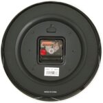 Bulova Winston Wall Clock C4844 | 10" Diameter | Metallic Design with Dia... - Image 4