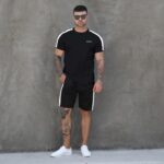 RPOVIG Shirts Shorts Exercise Set:Males's 3 Pack Garments Quick set outfit... - Image 3