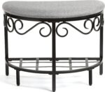 Mango Steam Half Moon Shoe Bench - Vainness Seat/Dressing Stool/Make-up C... - Image 5