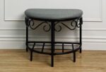 Mango Steam Half Moon Shoe Bench - Vainness Seat/Dressing Stool/Make-up C... - Image 7