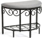 Mango Steam Half Moon Shoe Bench - Vainness Seat/Dressing Stool/Make-up C... - Image 9